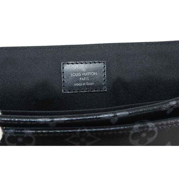 Louis Vuitton Monogram Eclipse District PM NV3 Shoulder Bag, Black, M46255, R... - Picture 7 of 10